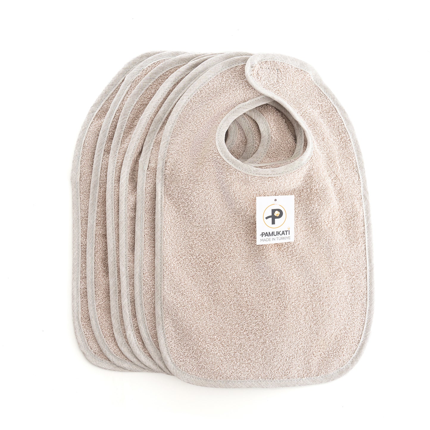 Baby Bibs [Set of 6] Cream