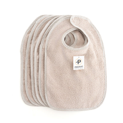 Baby Bibs [Set of 6] Cream