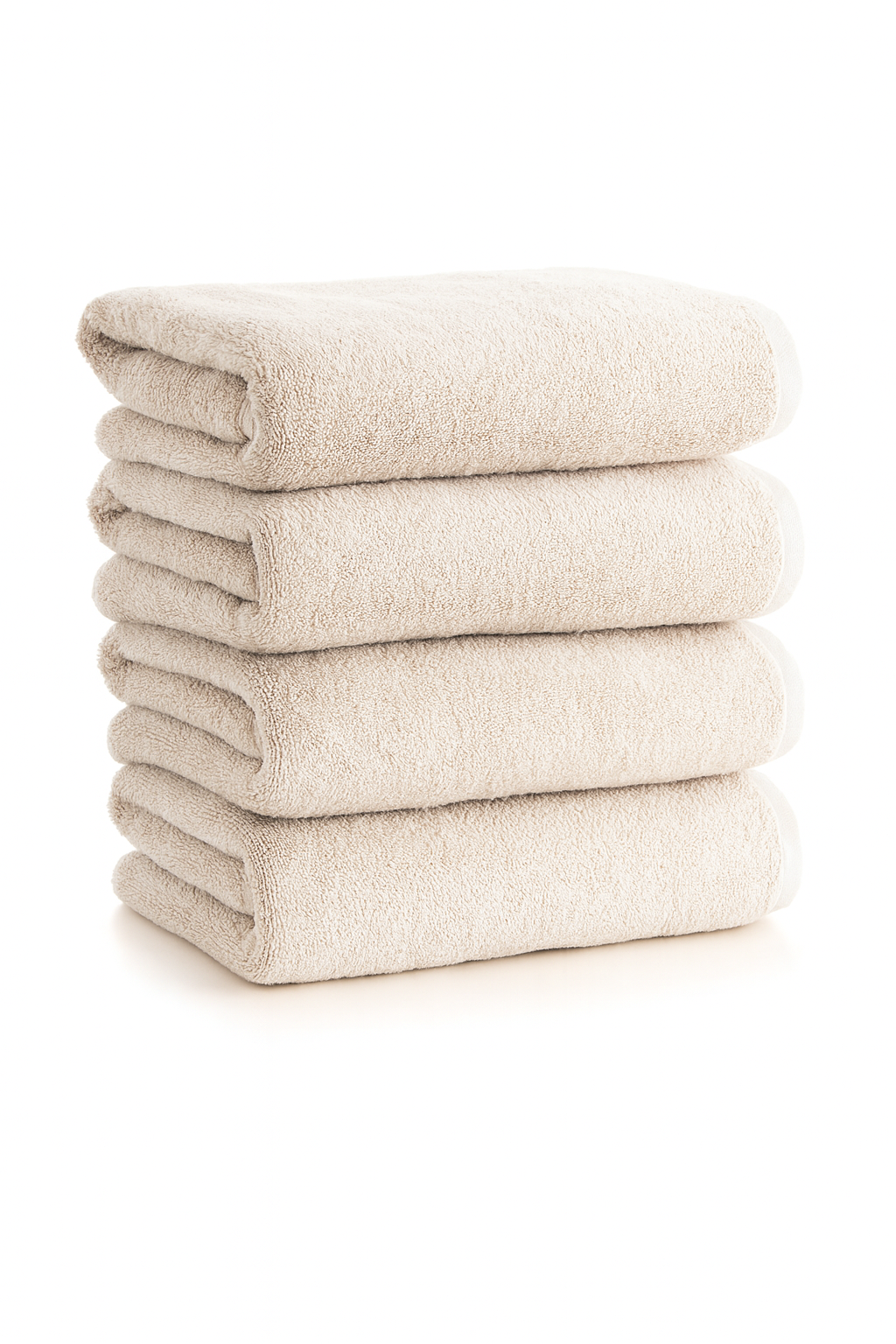 Hand Towel 19 x 35 Inches [Set of 4] Cream