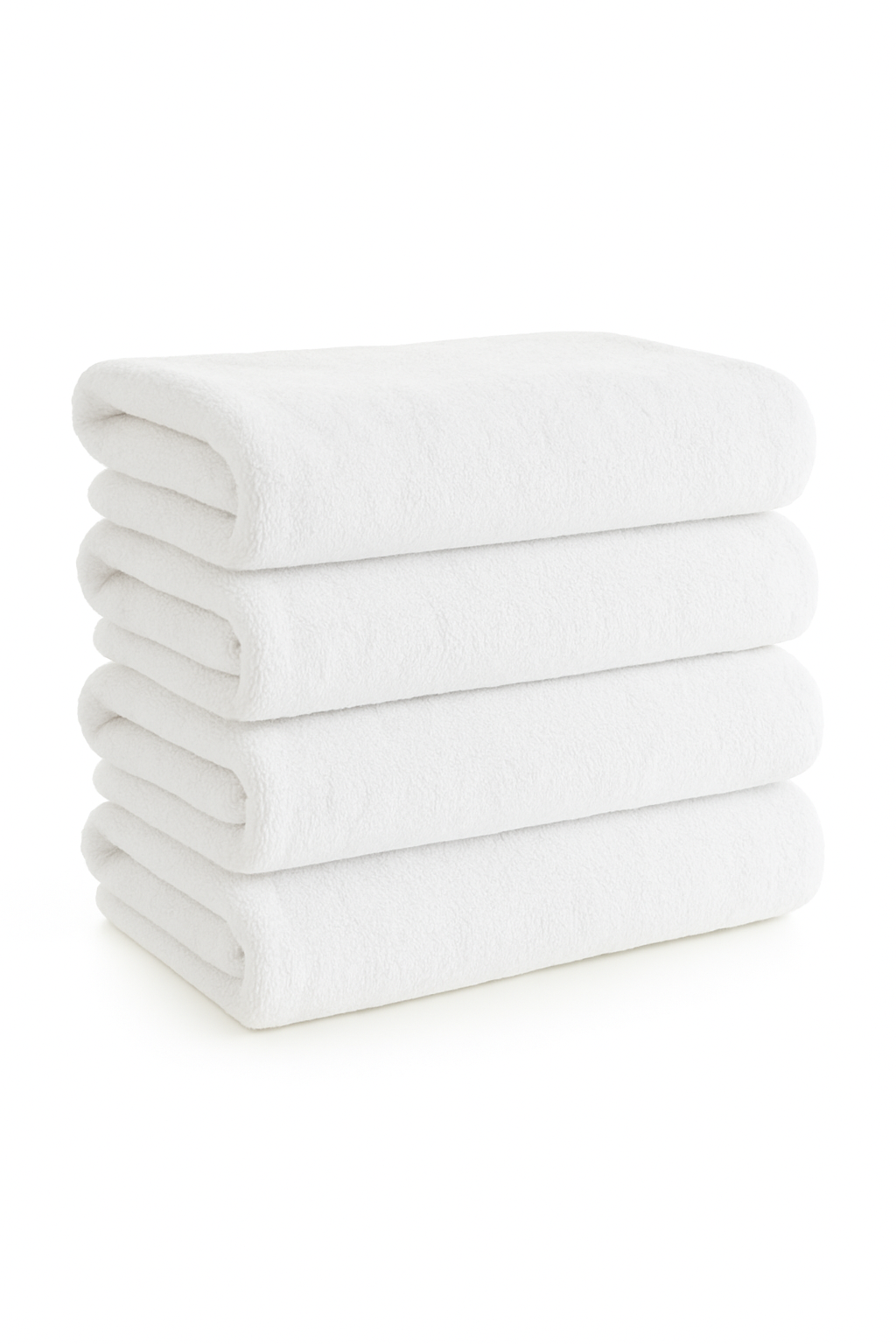 Bath Towel 27 x 55 Inches [Set of 4] White