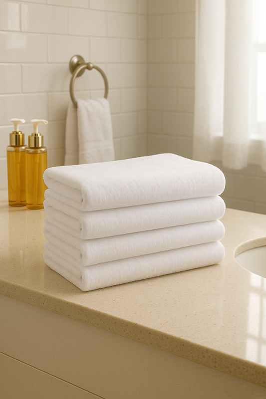 Bath Sheet 35 x 60 Inches [Set of 4] White