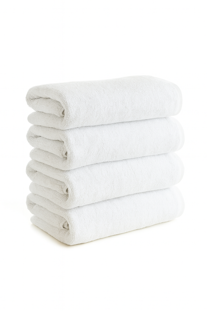 Hand Towel 19 x 35 Inches [Set of 4] White